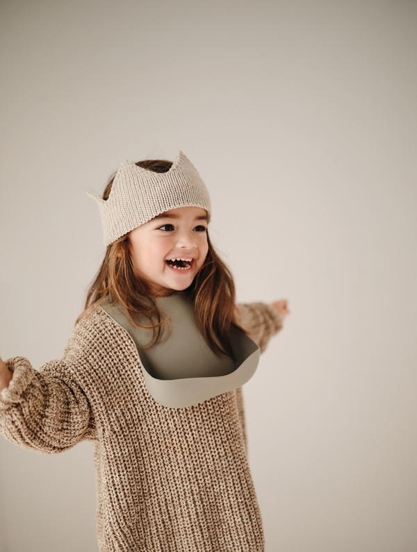 Mushie Silicone Baby Bib