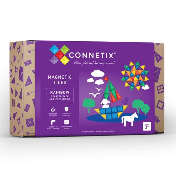 Connetix Tiles 62 Piece Starter Pack