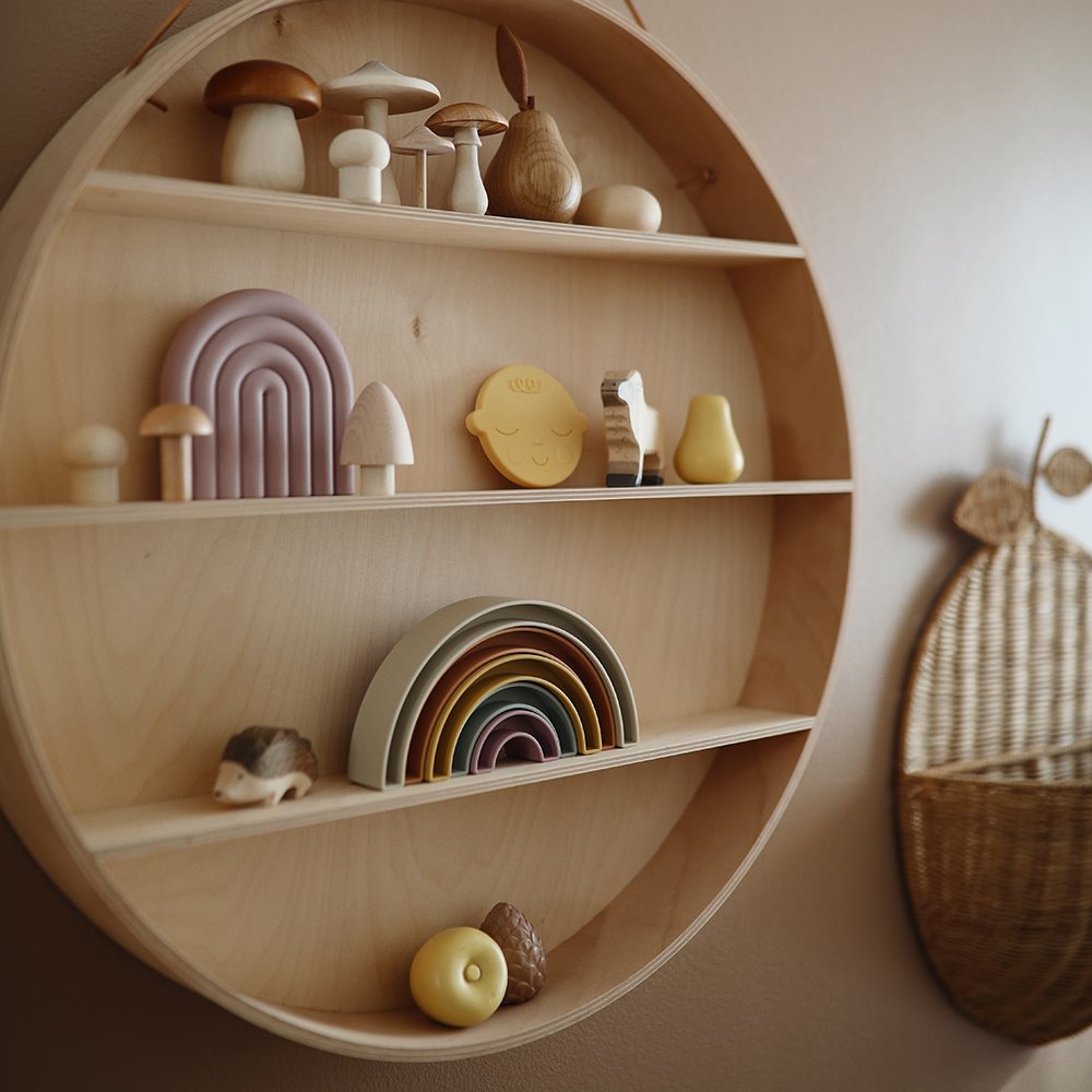 Mushie Rainbow Stacker