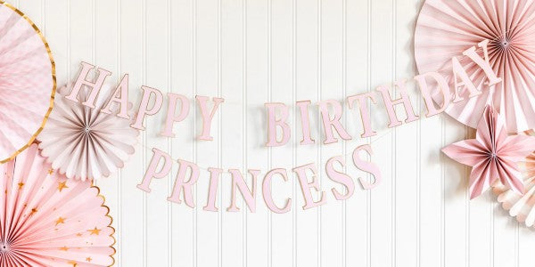 My Mind's Eye Princess Happy Birthday Banner