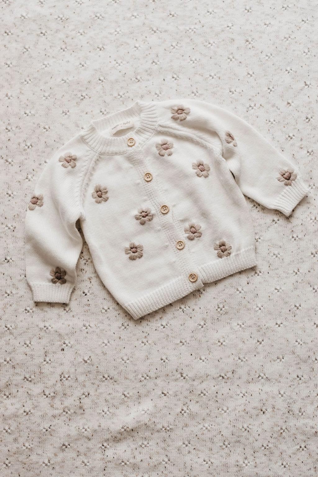 Bencer & Hazelnut Posy Knit Cardy