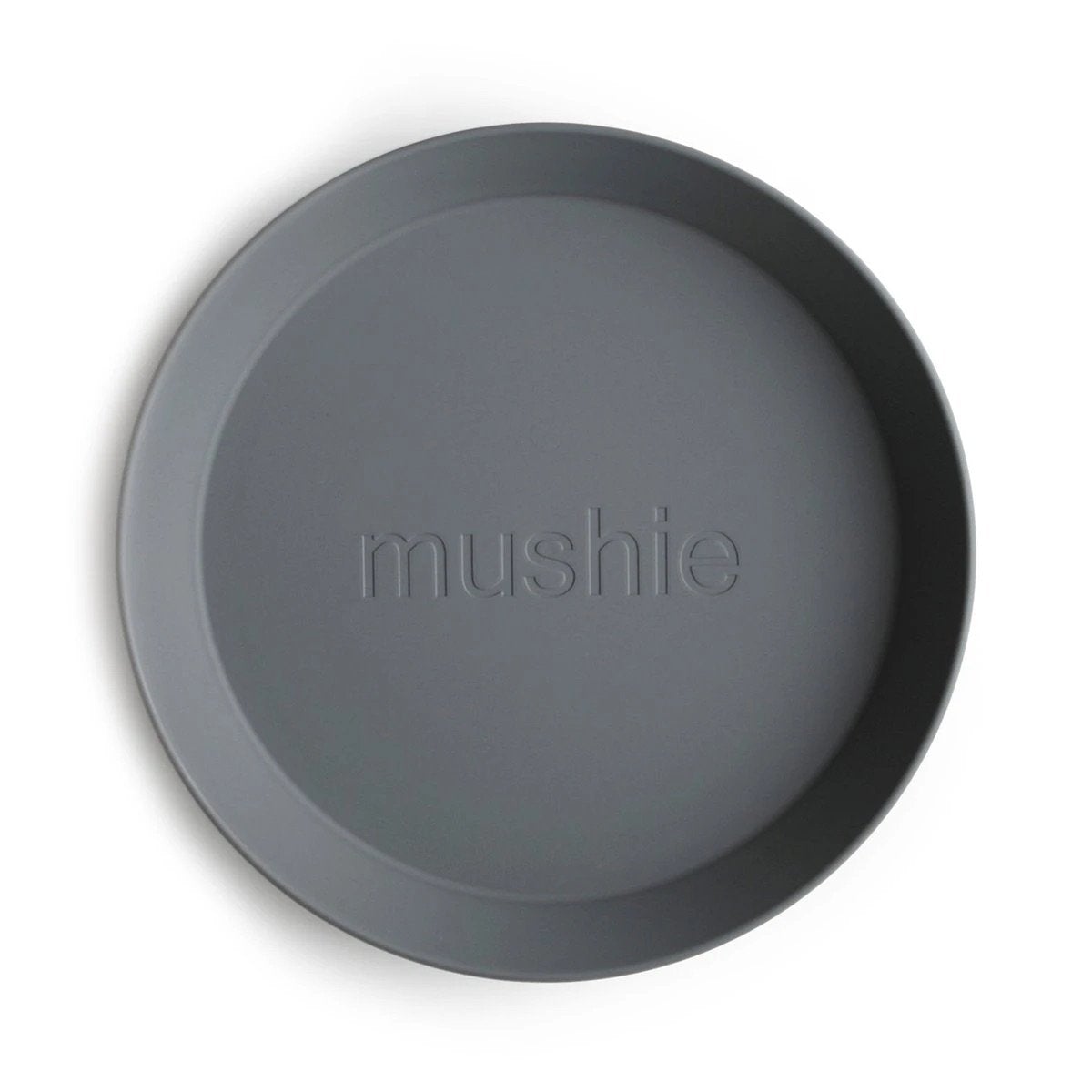 Mushie Round Dinnerware Plates, Set of 2