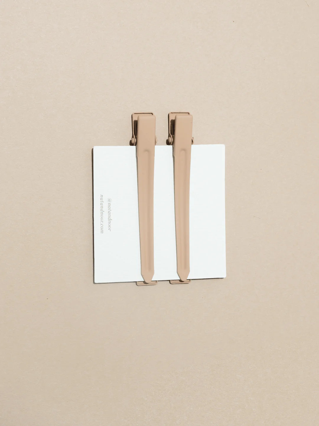 Nat + Noor Leia Hair Clips In Mocha