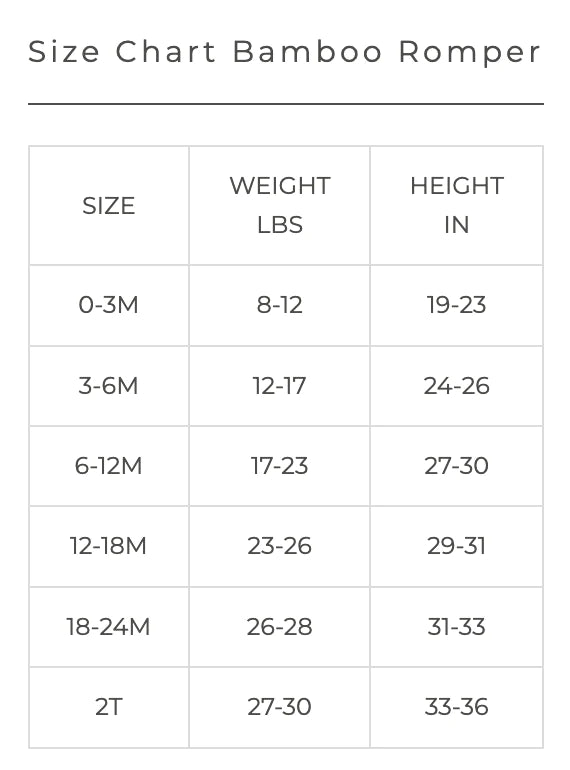 Goumikids Viscose from Bamboo Organic Cotton Romper - Cabana