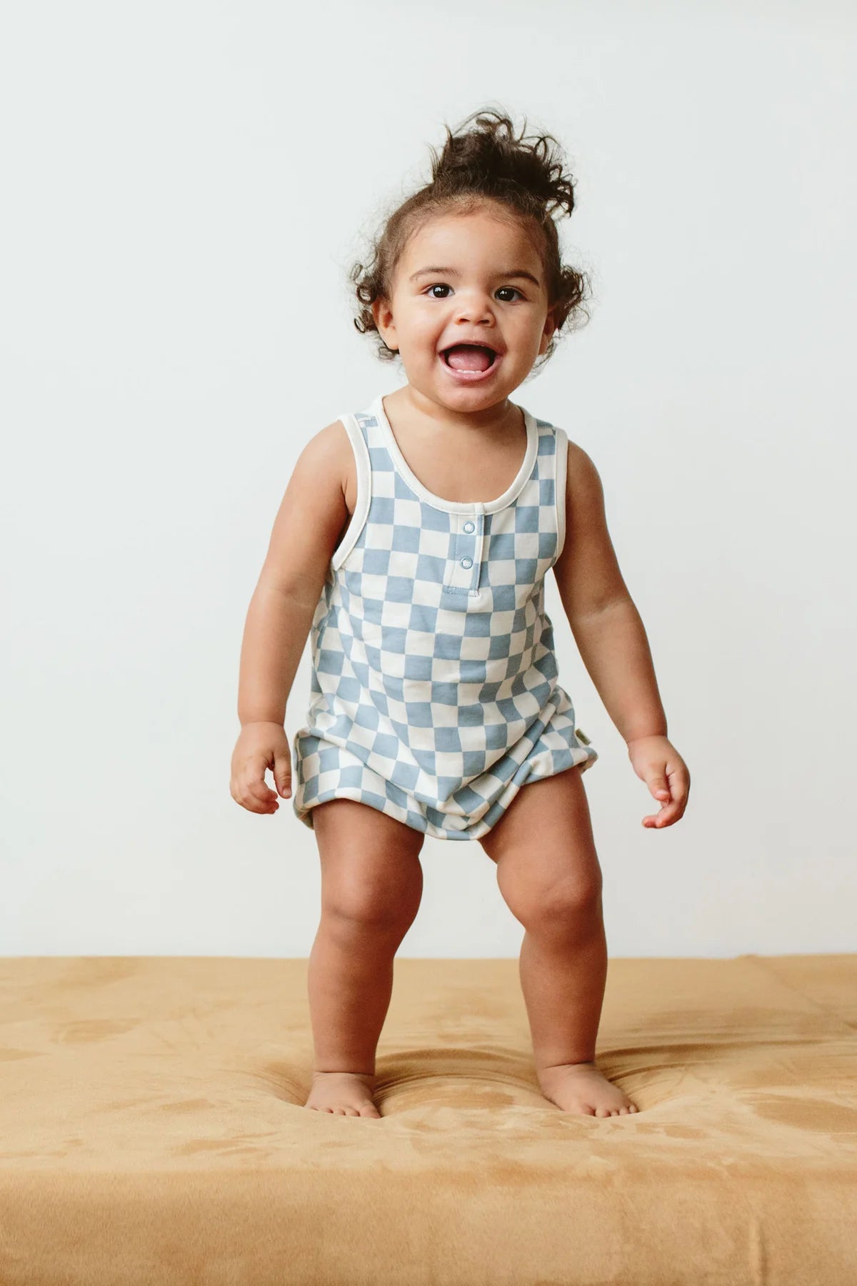 Goumikids Viscose from Bamboo Organic Cotton Romper - Cabana