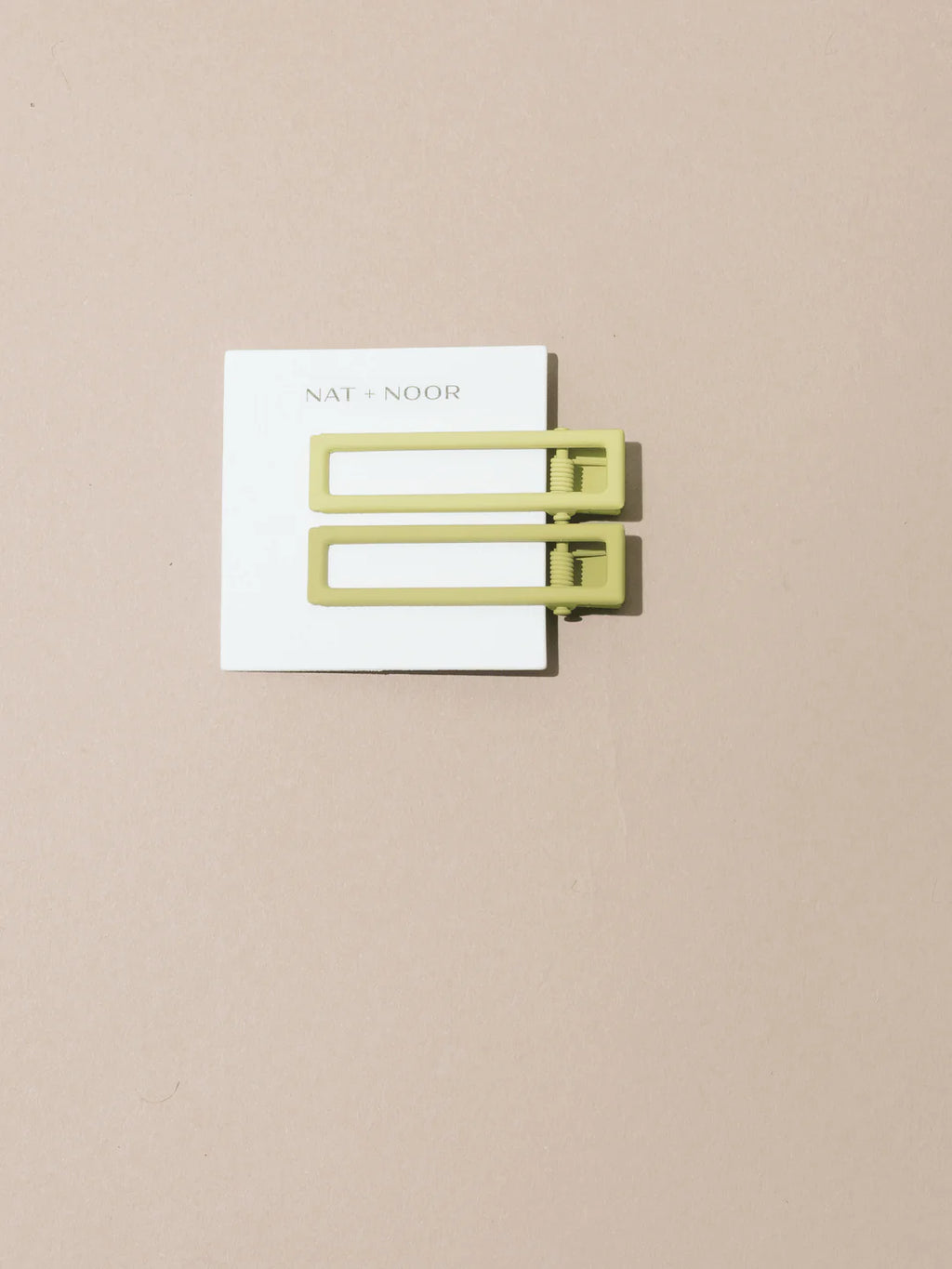 Nat + Noor Lu Lu Hair Clips In Pistachio