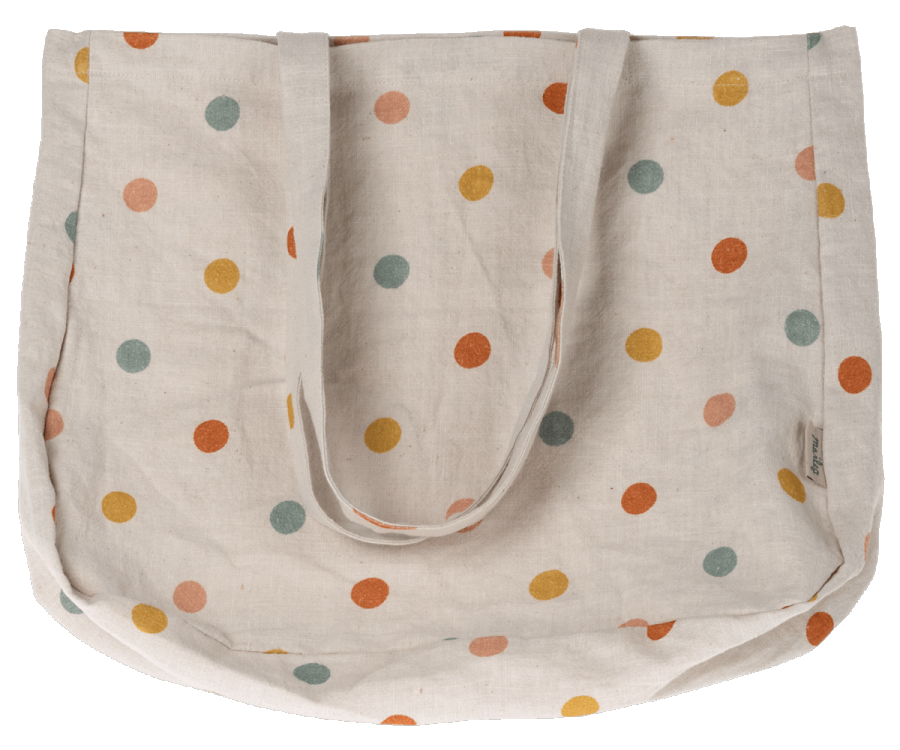 Maileg Tote bag, Multi dots - Small