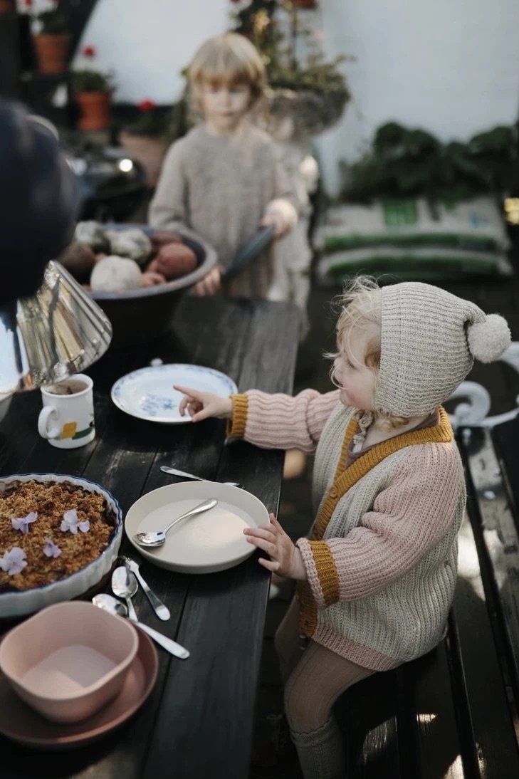 Mushie Square Dinnerware Plates, Set of 2