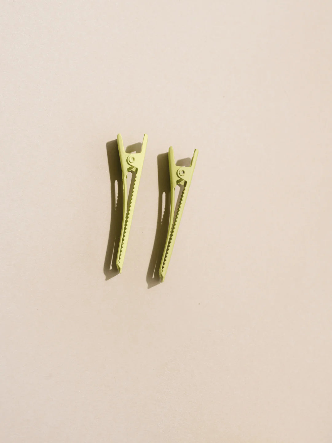 Nat + Noor Lu Lu Hair Clips In Pistachio