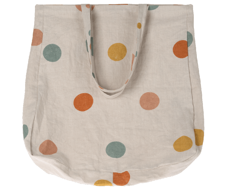 Maileg Tote bag, Multi dots - Large