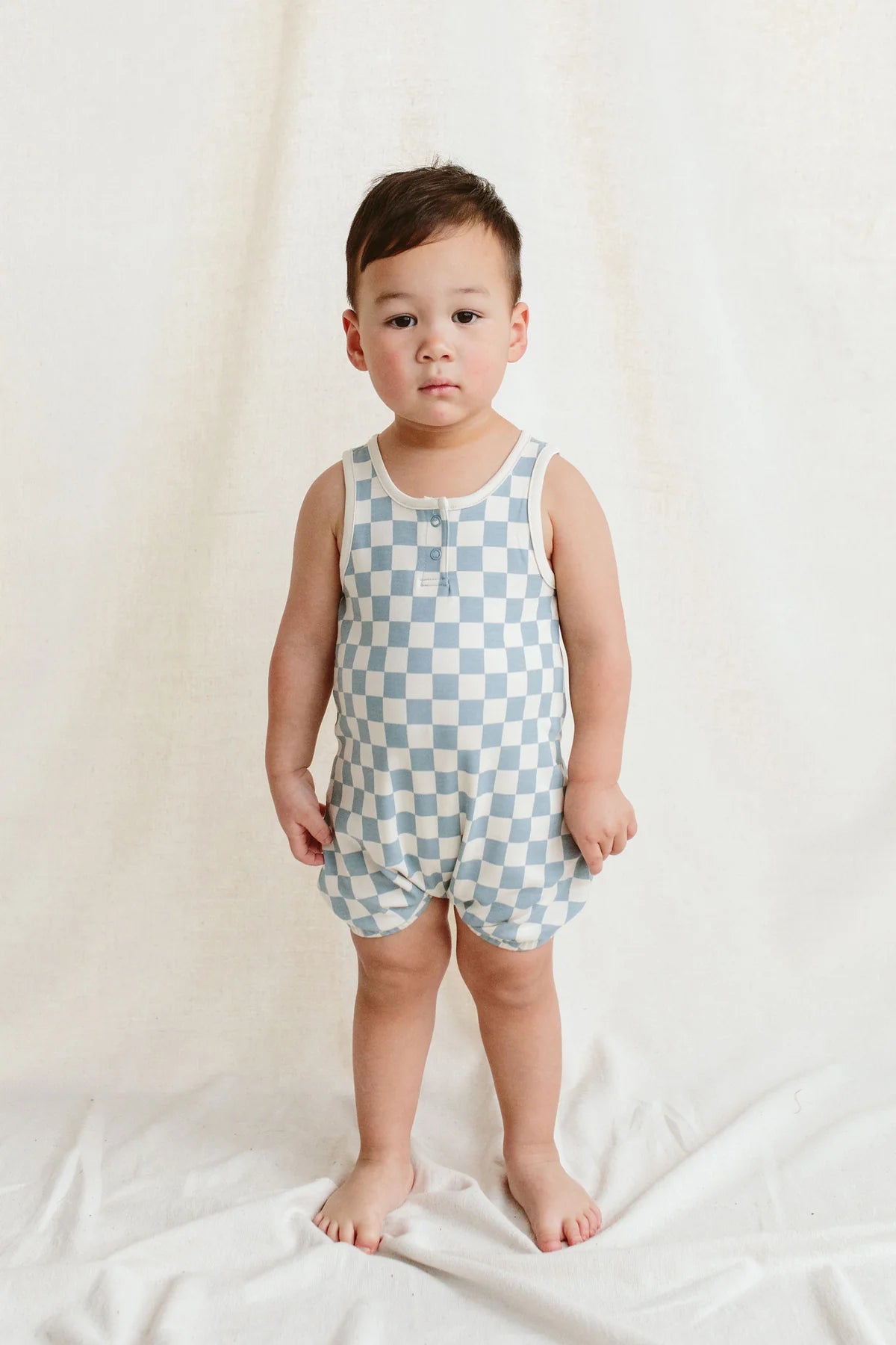 Goumikids Viscose from Bamboo Organic Cotton Romper - Cabana