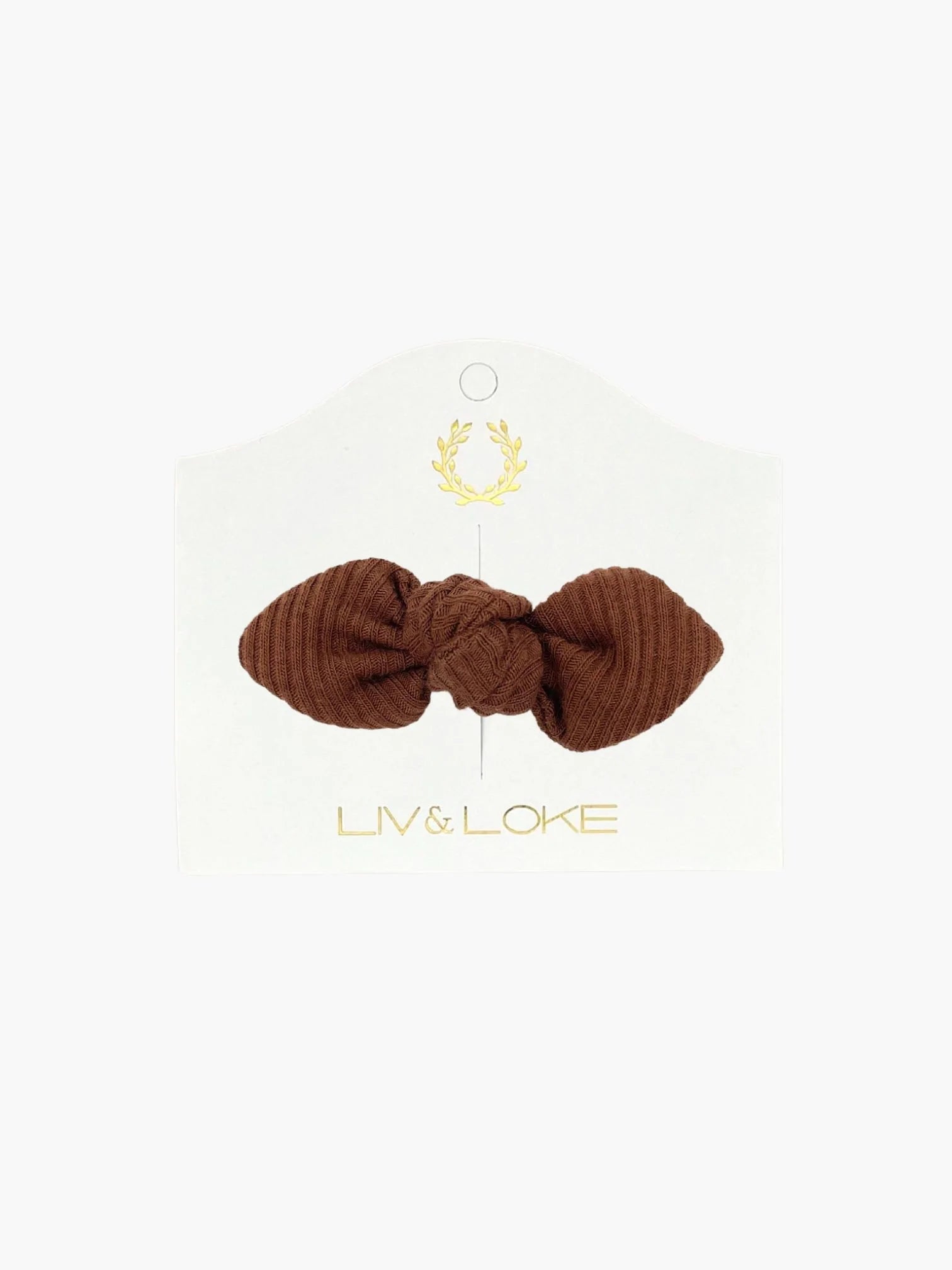 Liv & Loke Lovelia Mini Rosette Rib - Coffee