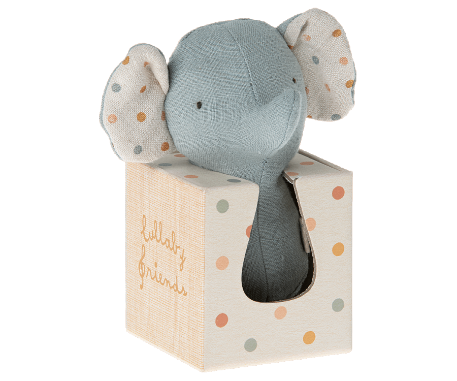 Maileg Lullaby friends, Elephant rattle