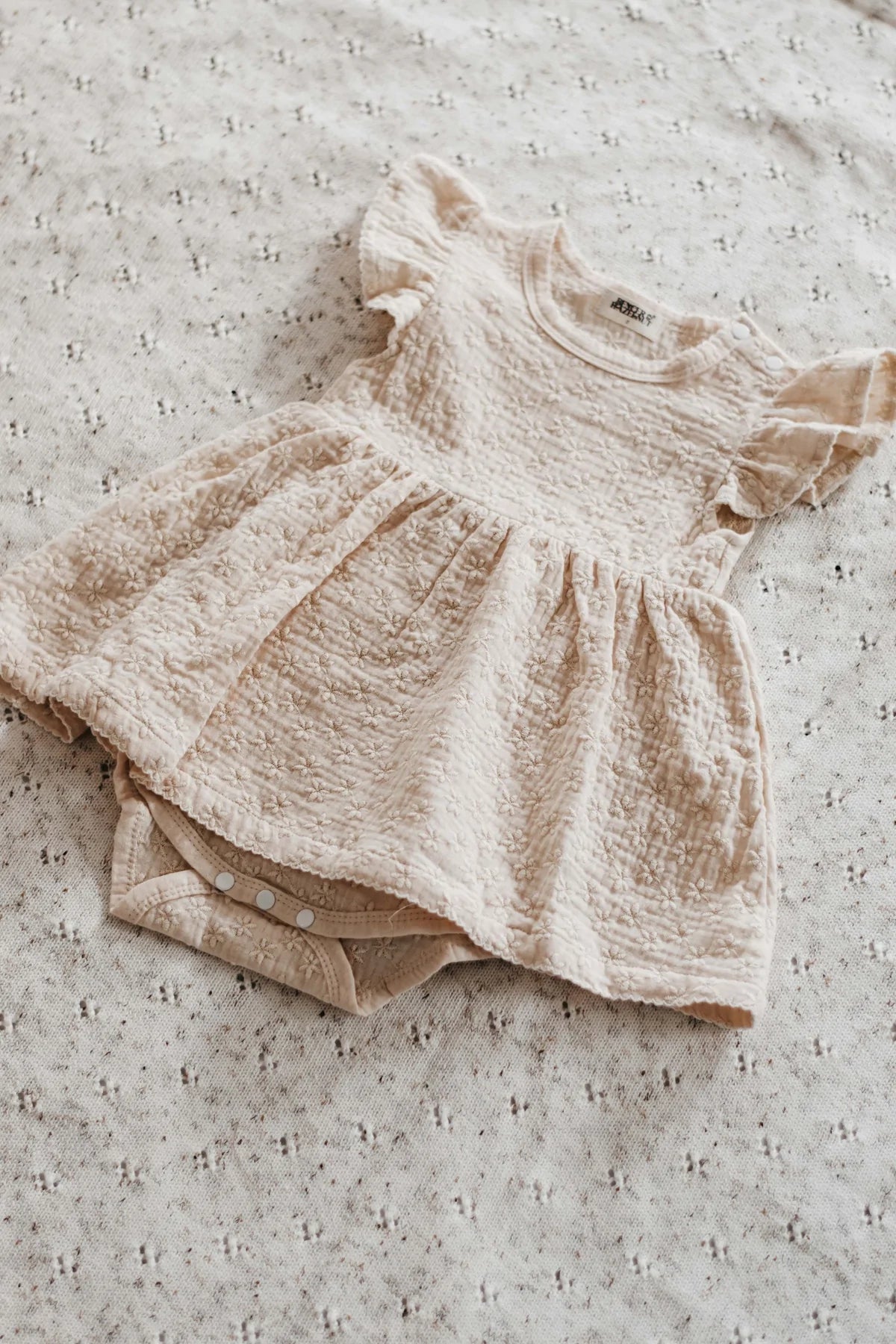 Bencer & Hazelnut Embroidered Daisy Dress