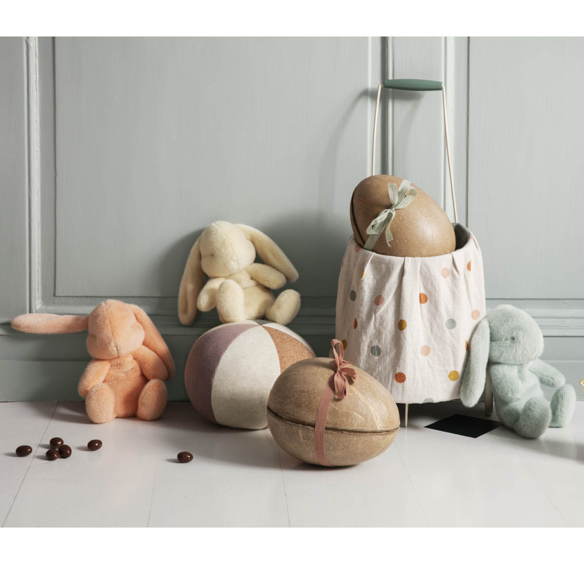 Maileg Bunny Plush In Egg - Yellow