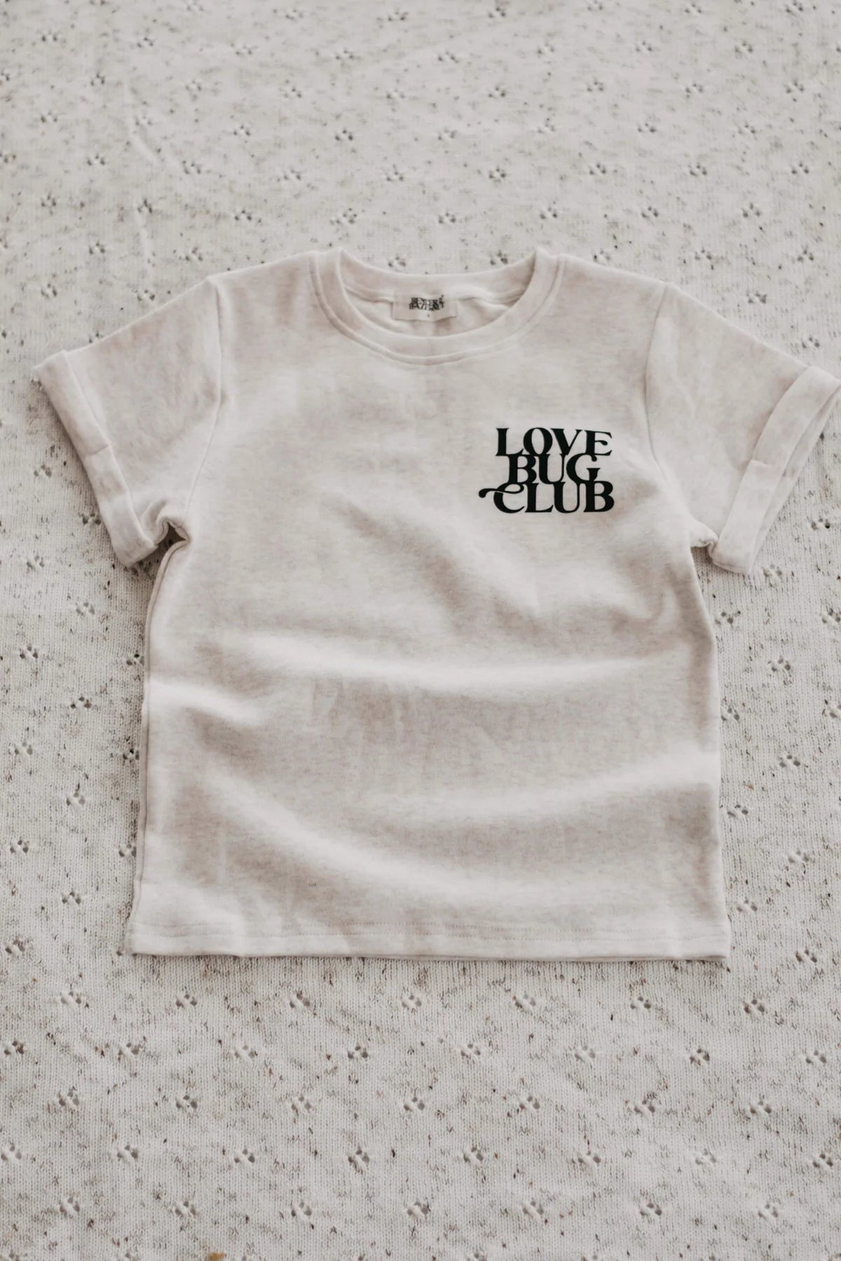 Bencer & Hazelnut Love Bug Club Oatmeal Bodysuit / Tee