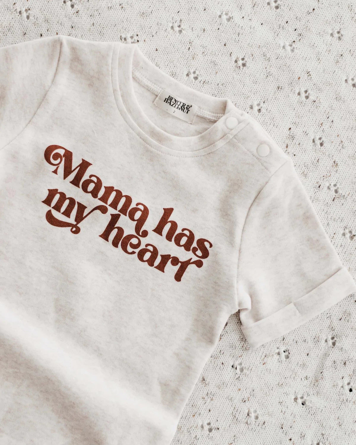 Bencer & Hazelnut Mama Has My Heart Bodysuit / Tee