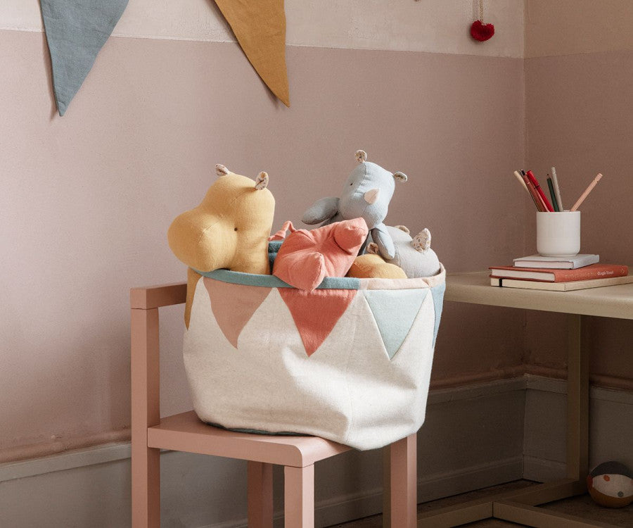 Maileg Basket, 1 piece - Blue