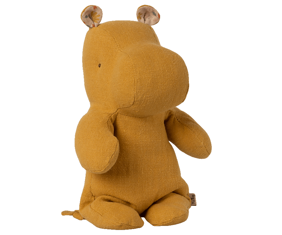 Maileg Safari Friends, Small hippo - Dusty yellow