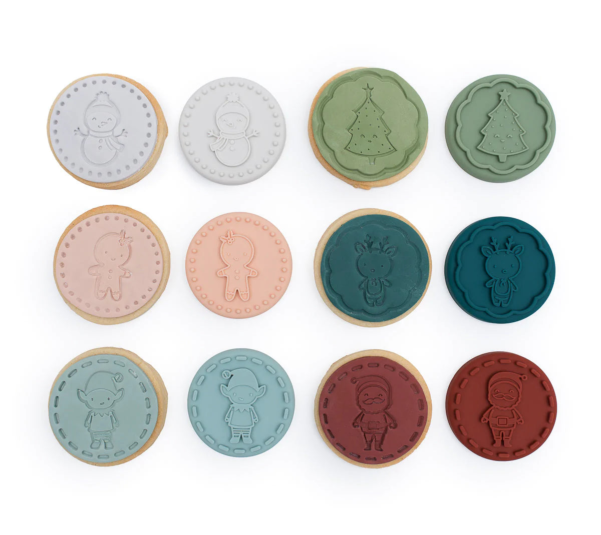 We Might Be Tiny Christmas Cookie Stamps - Christmas Stampies