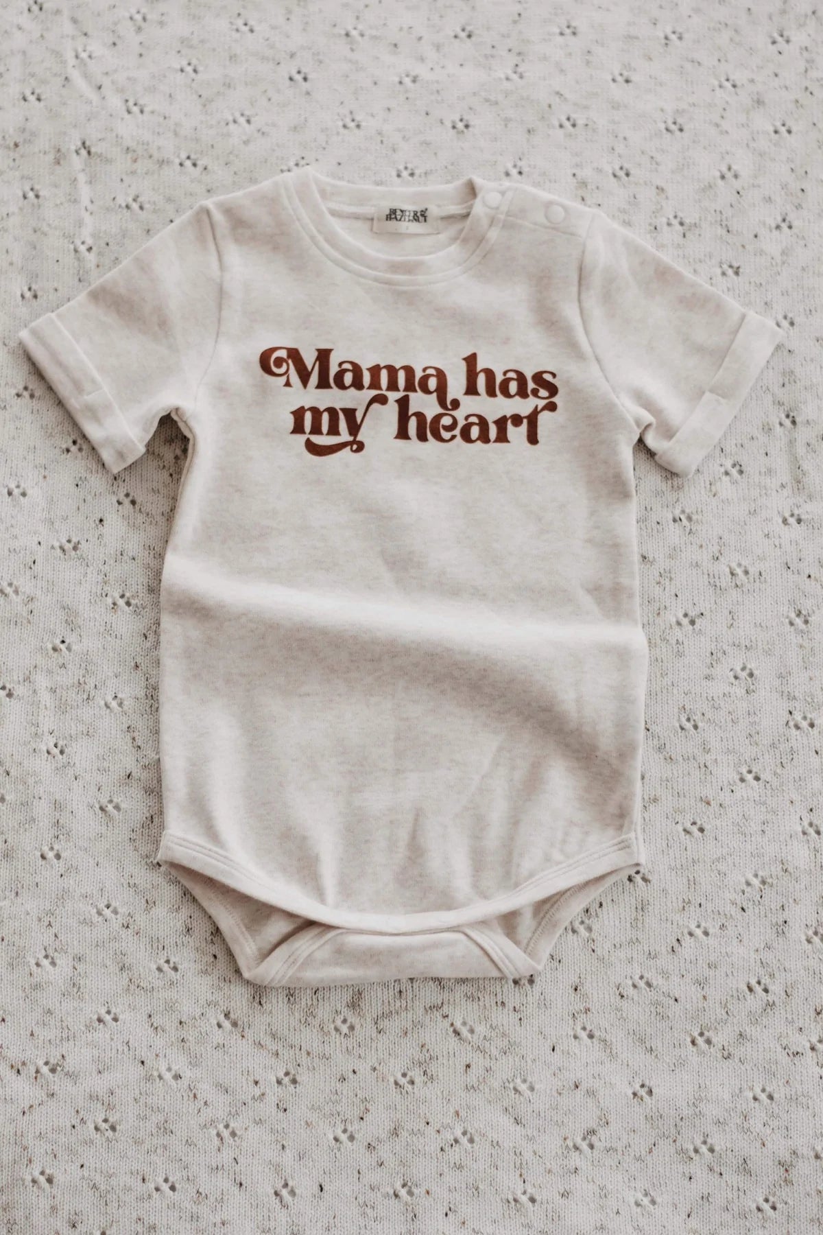 Bencer & Hazelnut Mama Has My Heart Bodysuit / Tee