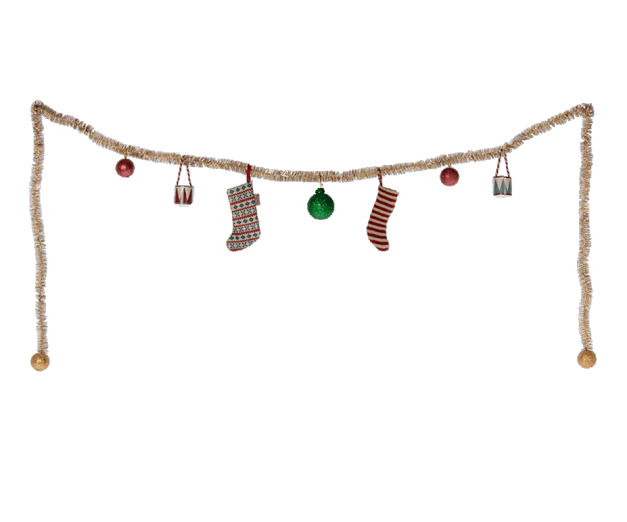 Maileg Christmas Garland, Large - Gold