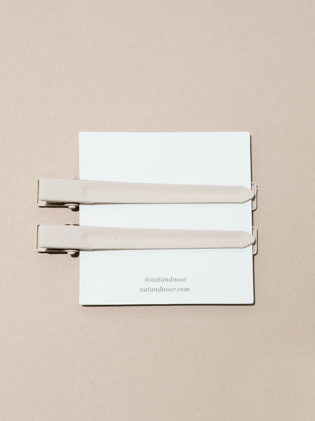 Nat + Noor Leia Hair Clips In Bone