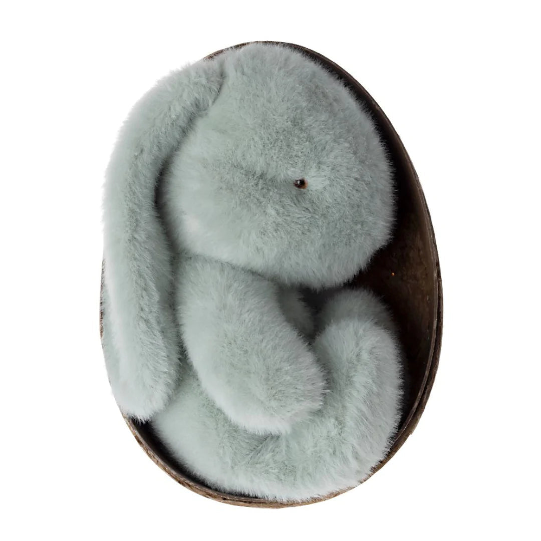 Maileg Bunny Plush In Egg - Blue Grey