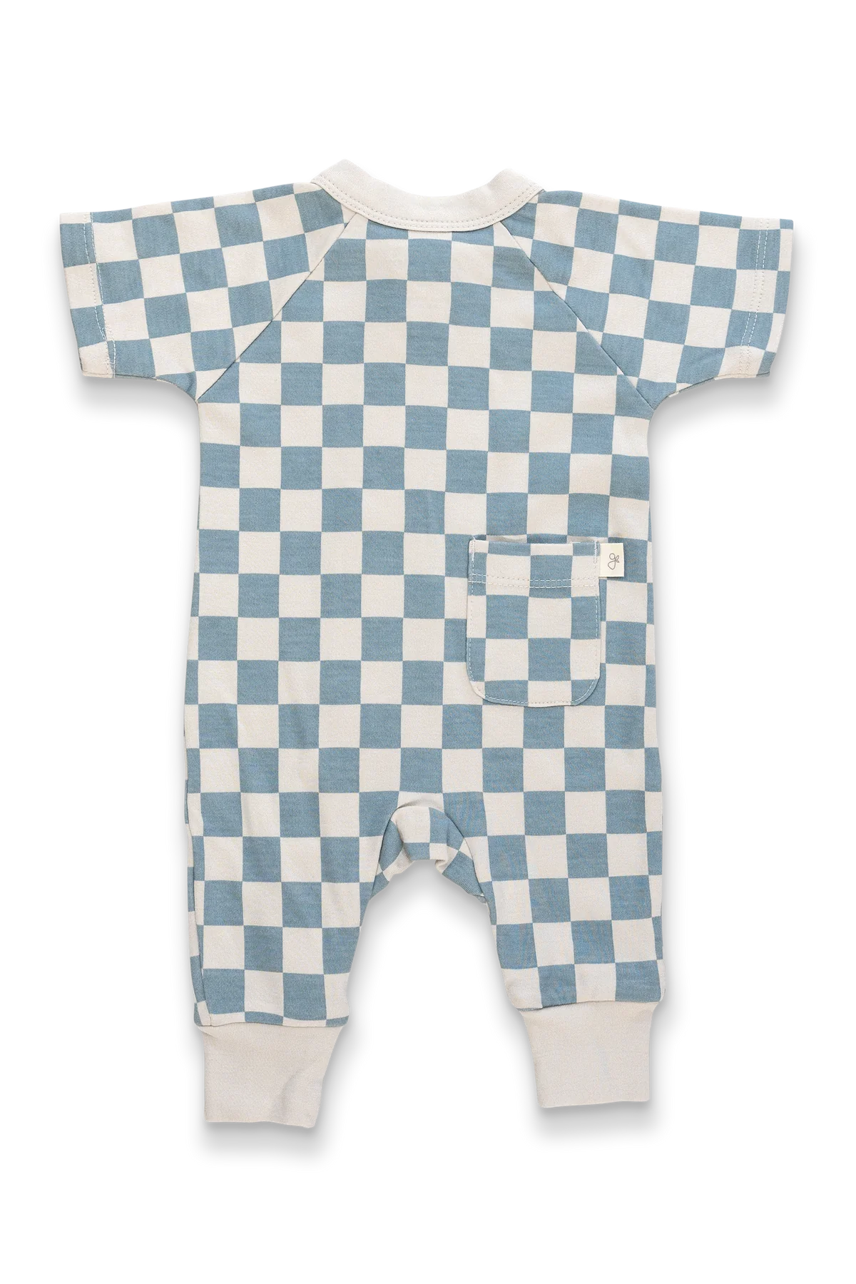 Goumikids Viscose Bamboo Organic Cotton Zipper One-Piece - Cabana