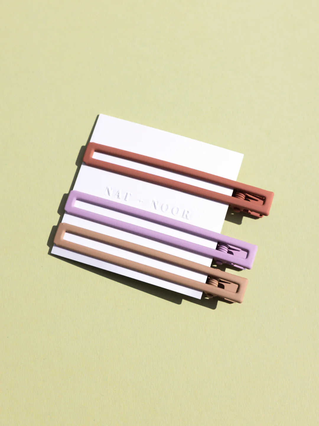 Nat + Noor Yarrow Hair Clips In Sunset