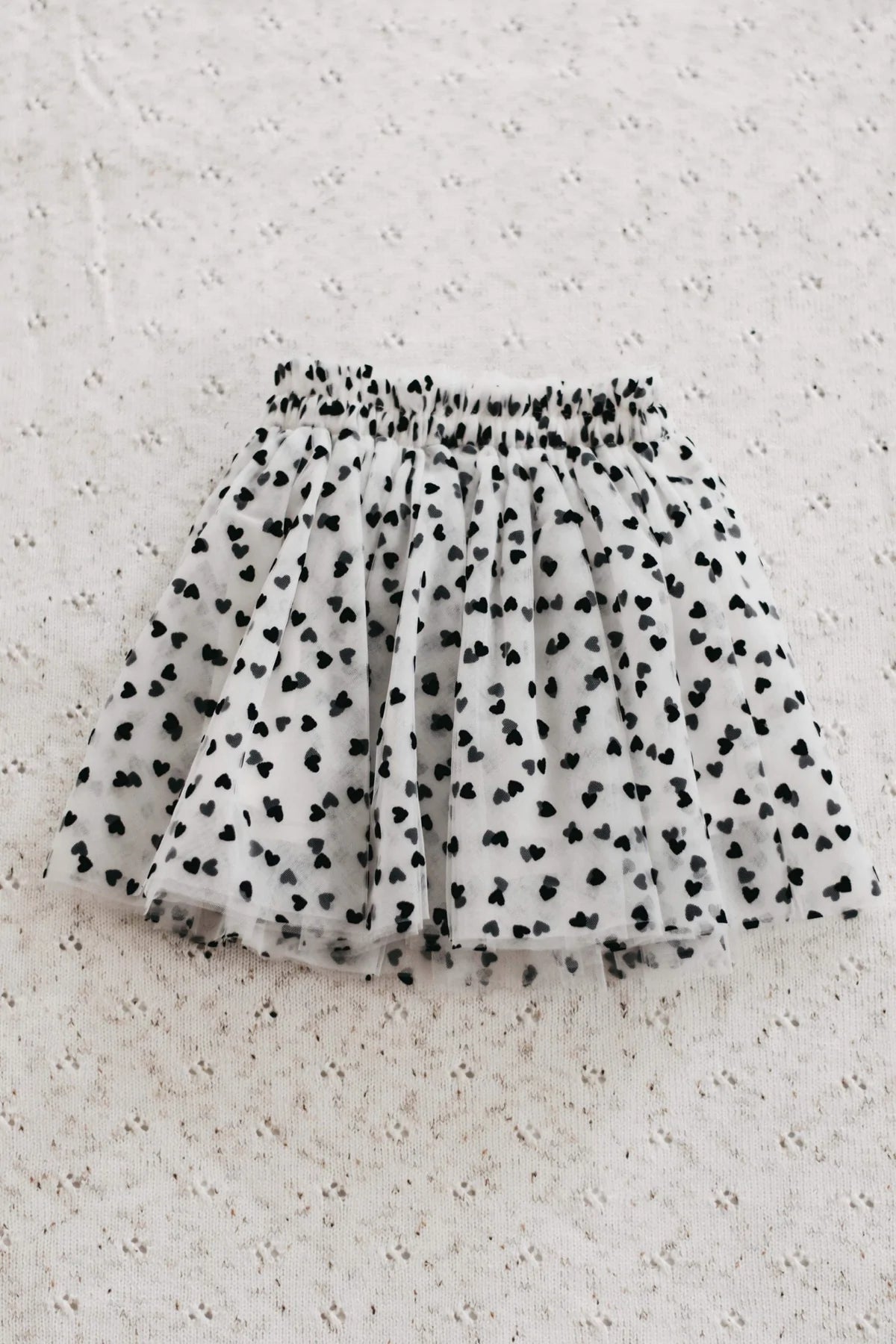Bencer & Hazelnut Tulle Hearts Skirt