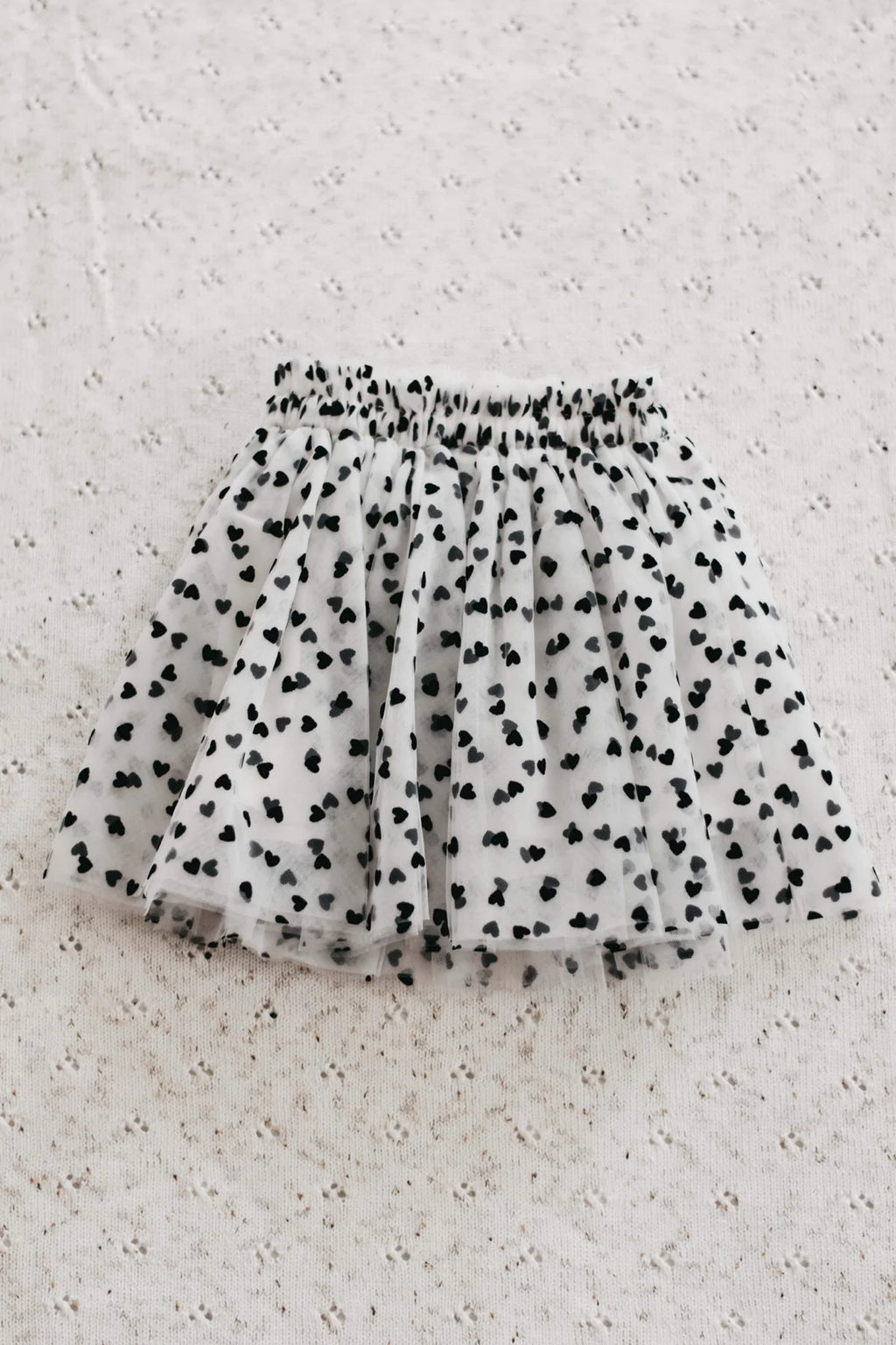 Bencer & Hazelnut Tulle Hearts Skirt
