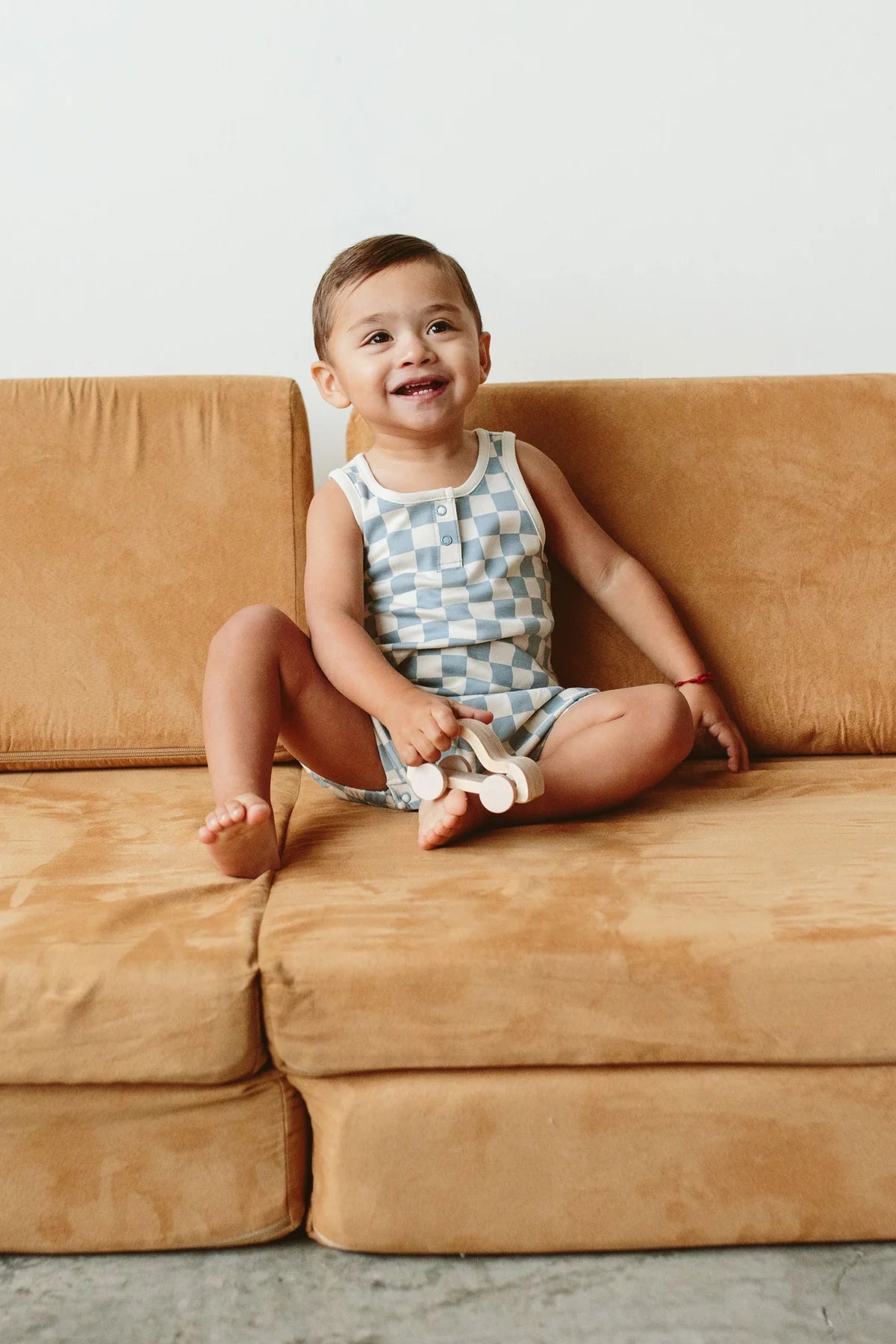 Goumikids Viscose from Bamboo Organic Cotton Romper - Cabana