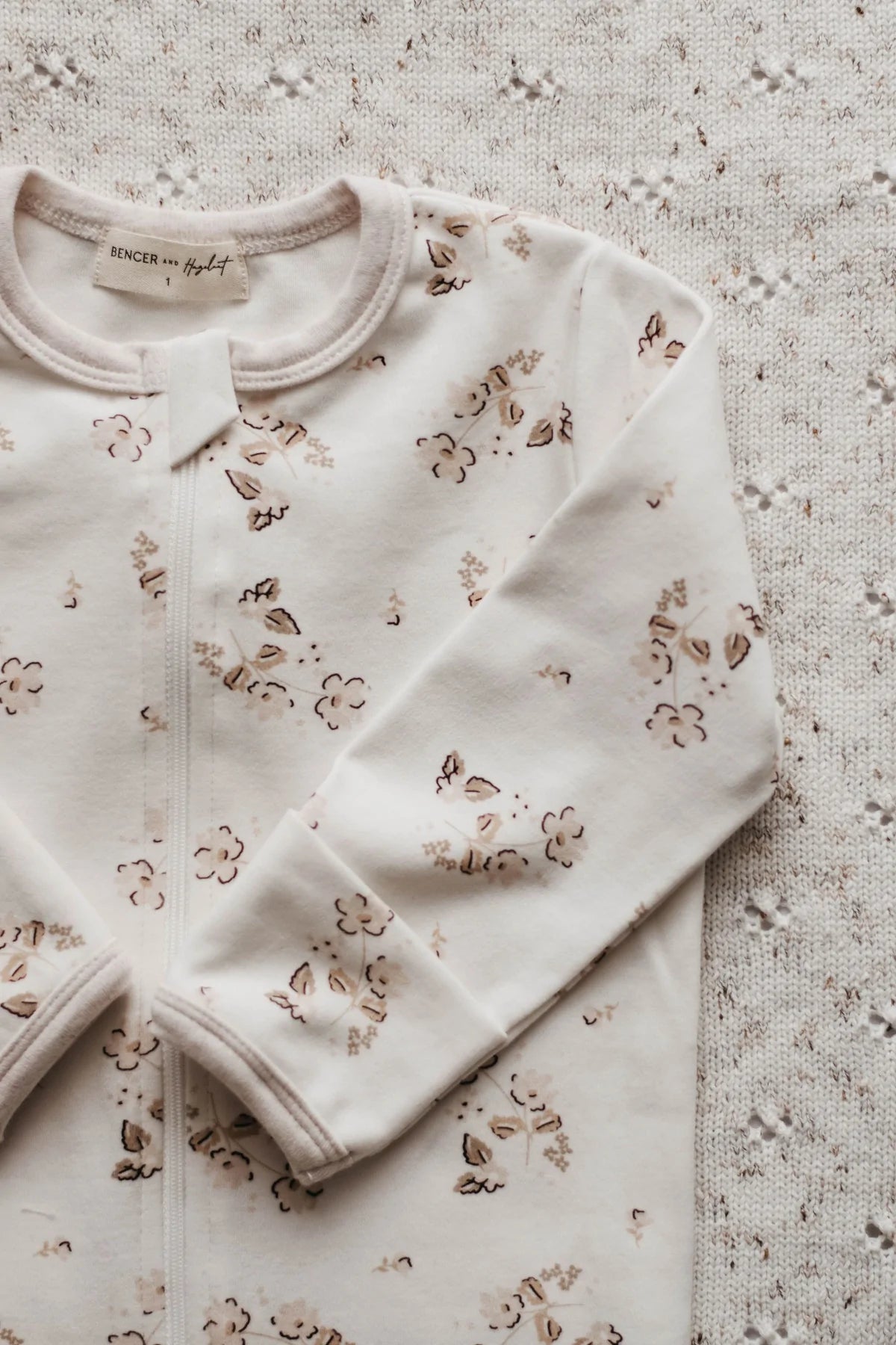 Bencer & Hazelnut Daisy Zip Suit