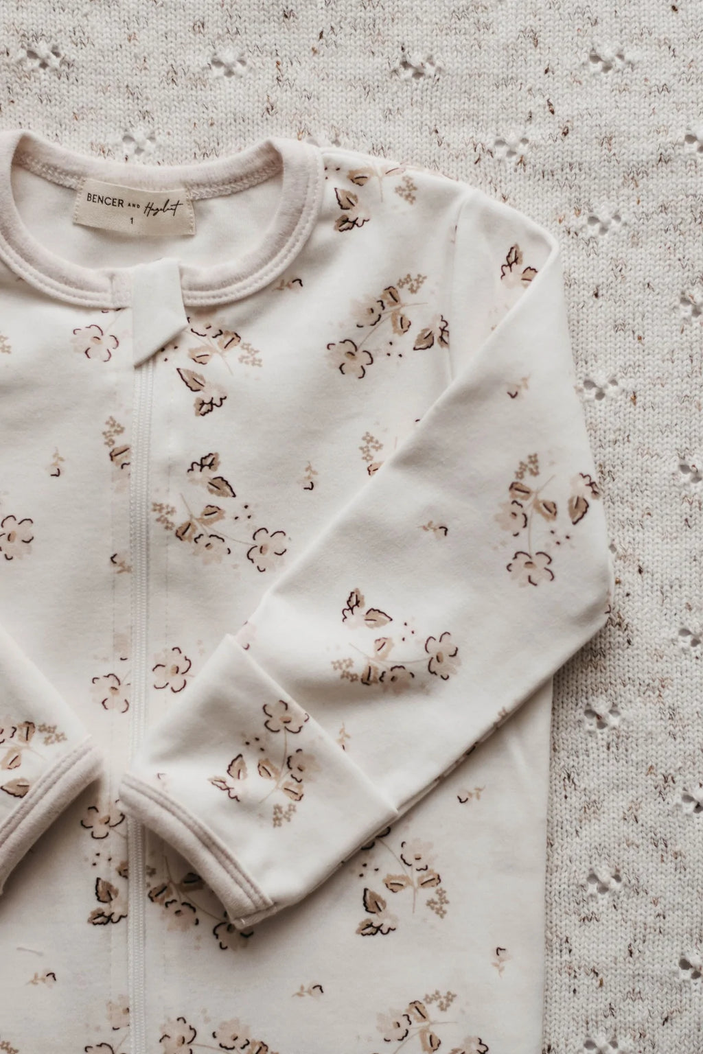 Bencer & Hazelnut Daisy Zip Suit