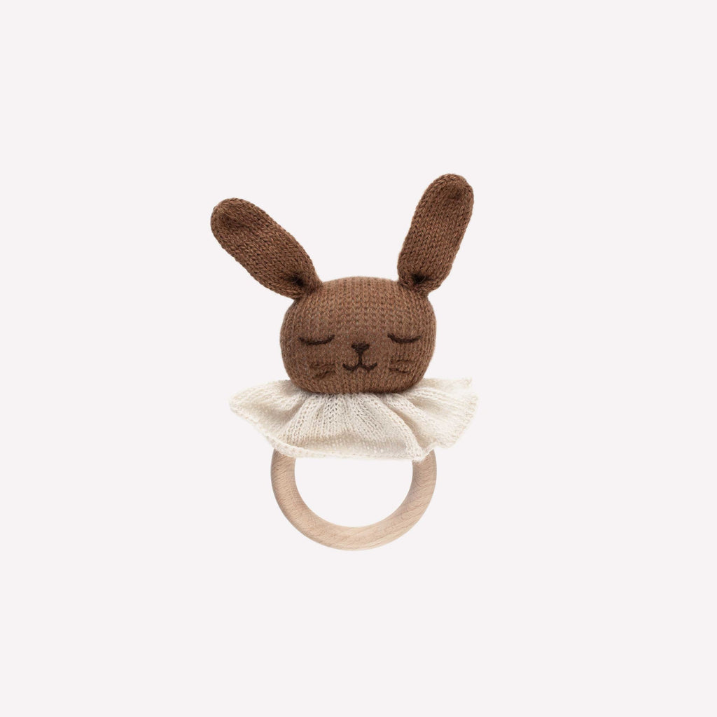 Main Sauvage Bunny Nut Teething Ring