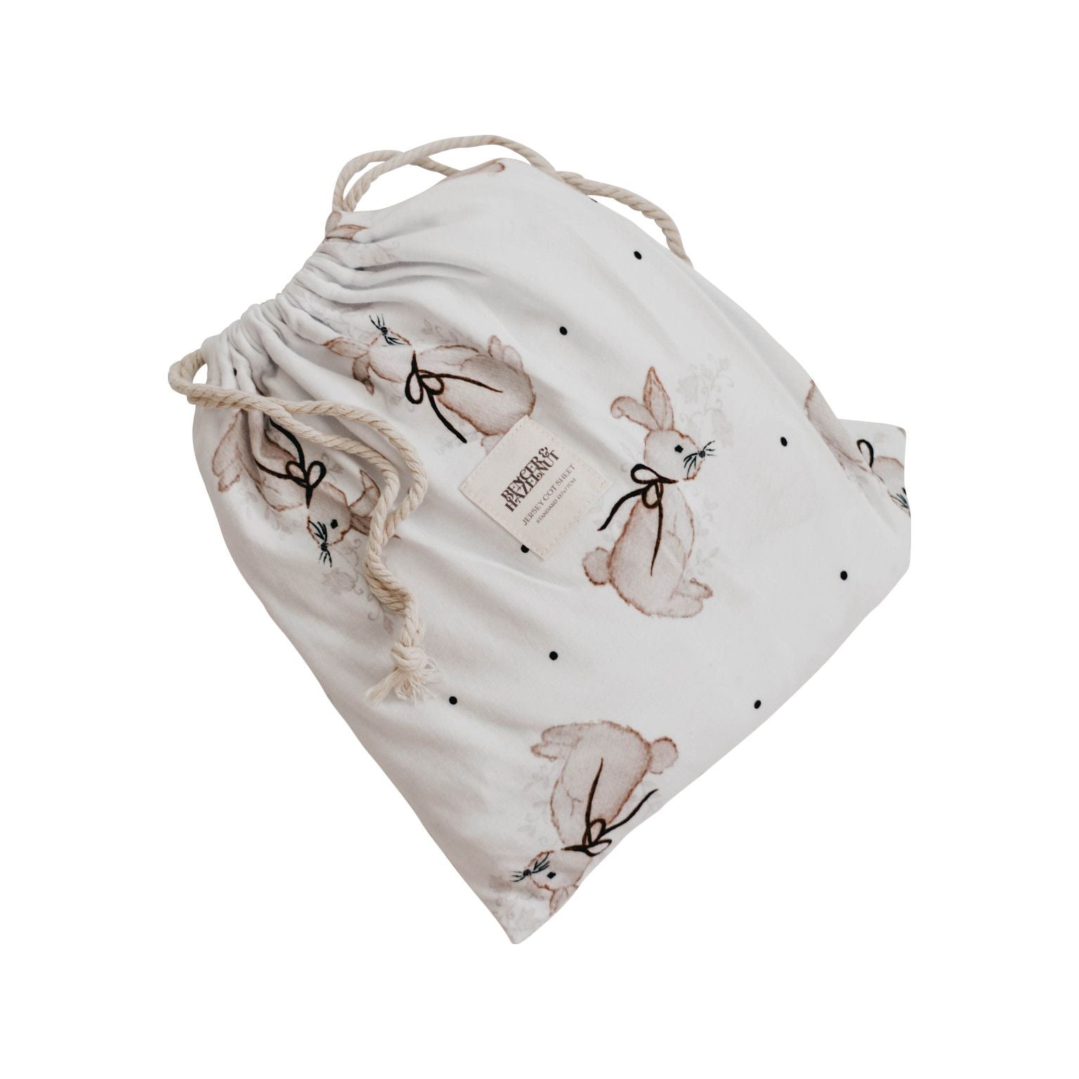 Bencer & Hazelnut Little Bunny Cot Sheet